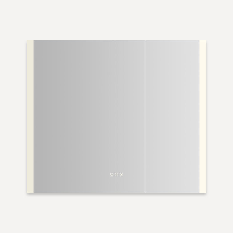 AiO Reserve Double Door Cabinet, Edge Lit, 36" x 30" x 4"