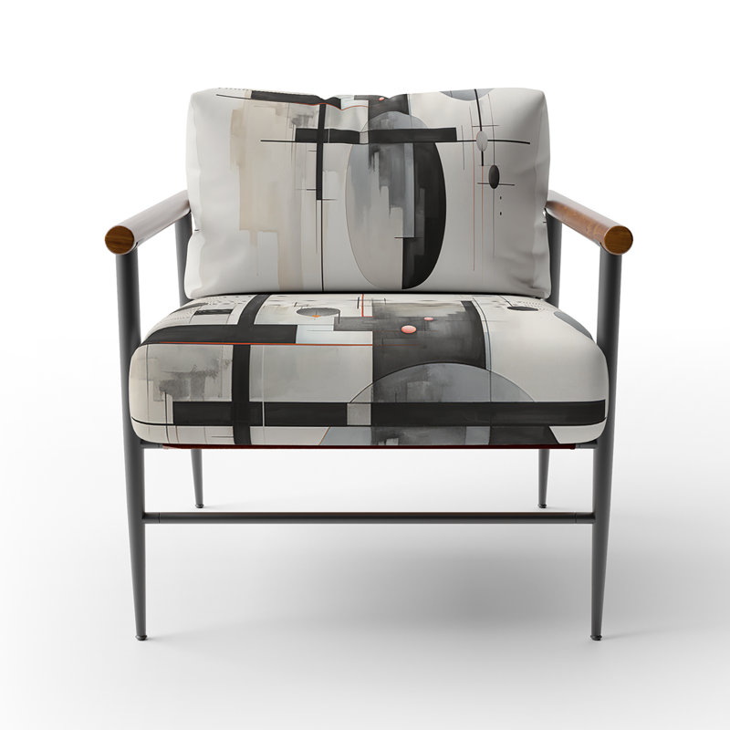 Fauteuil d'appoint Crotzer, Noir, noir, noir, noir