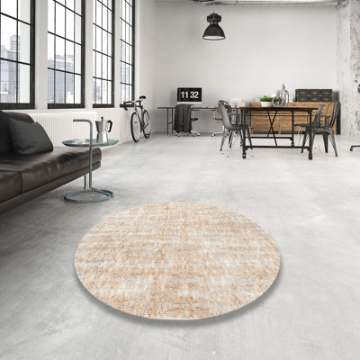 Tapis floral brun / gris Floral