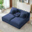 Chaise longue double compressible avec porte-gobelets-738887194