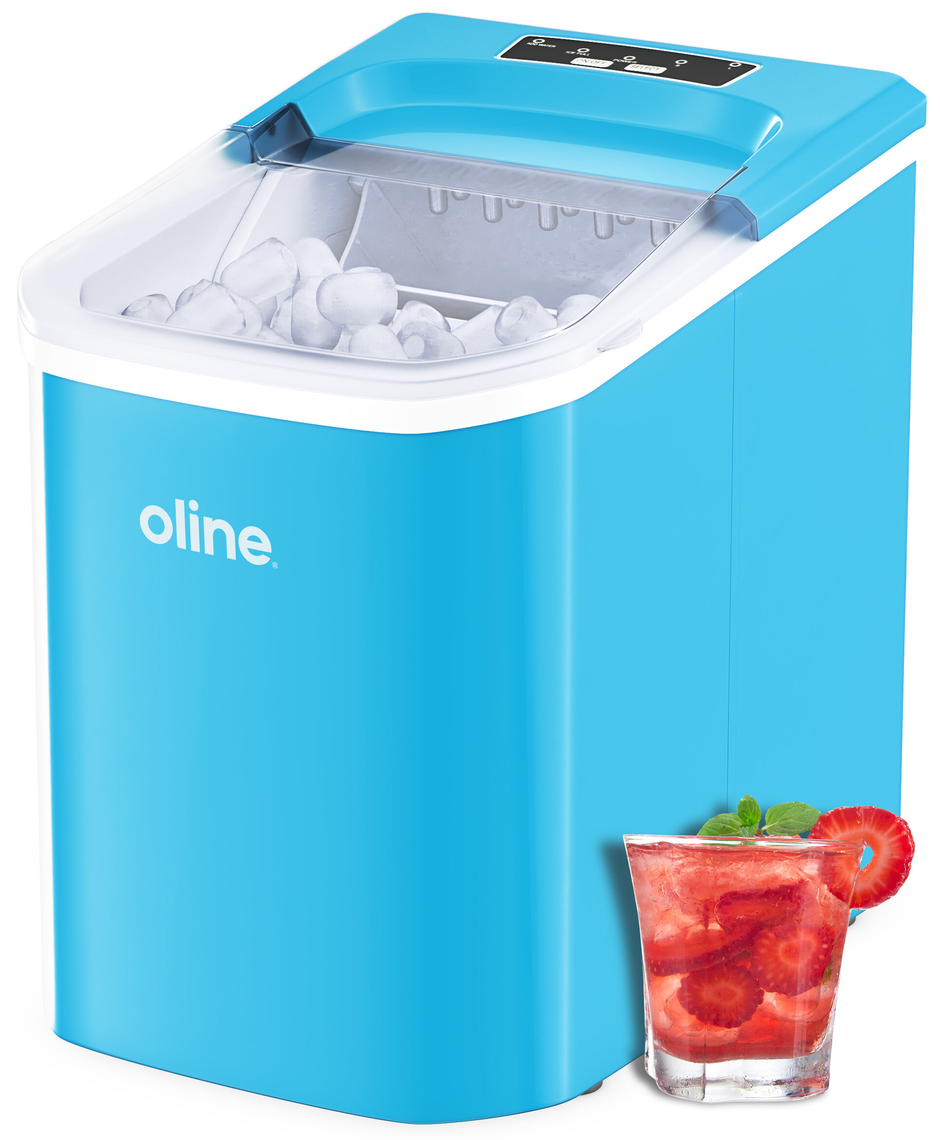 Northair 44 Lb. Daily Production Cube Clear Ice Freestanding Ice