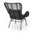 Roma Upholstered Accent Chair with Ottoman-742612156-742612147
