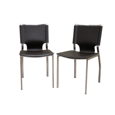 Katen 17.75'' H Faux Leather Upholstered Parsons Chair