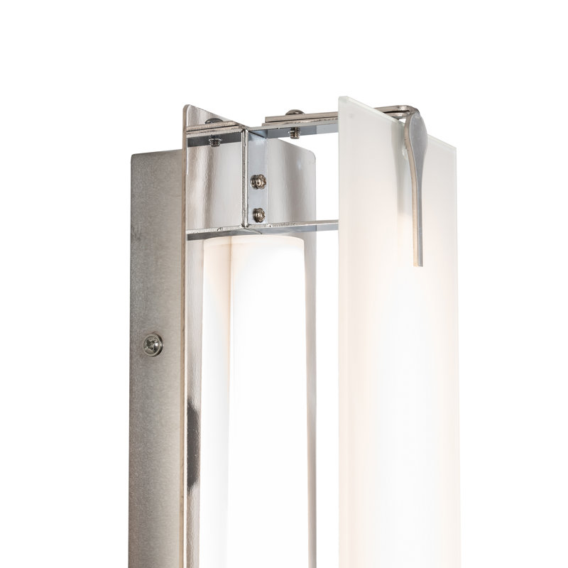 Akranes LED Flush Mounted Sconce, Chrome