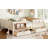 Platform Bed With Built-in Bookshelves And Storage Drawers,safety Staircase Design Safety Rails, Easy Assemble ( shelves)-1042526985-1043661210