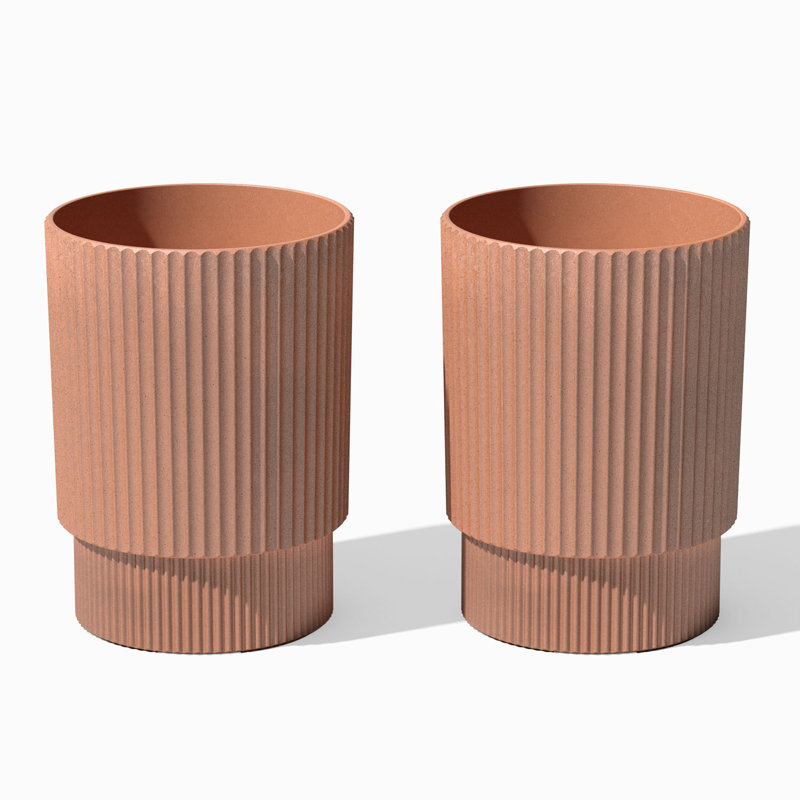 Veradek Demi Series Elevated 16 in. Planter, Terracotta, 2