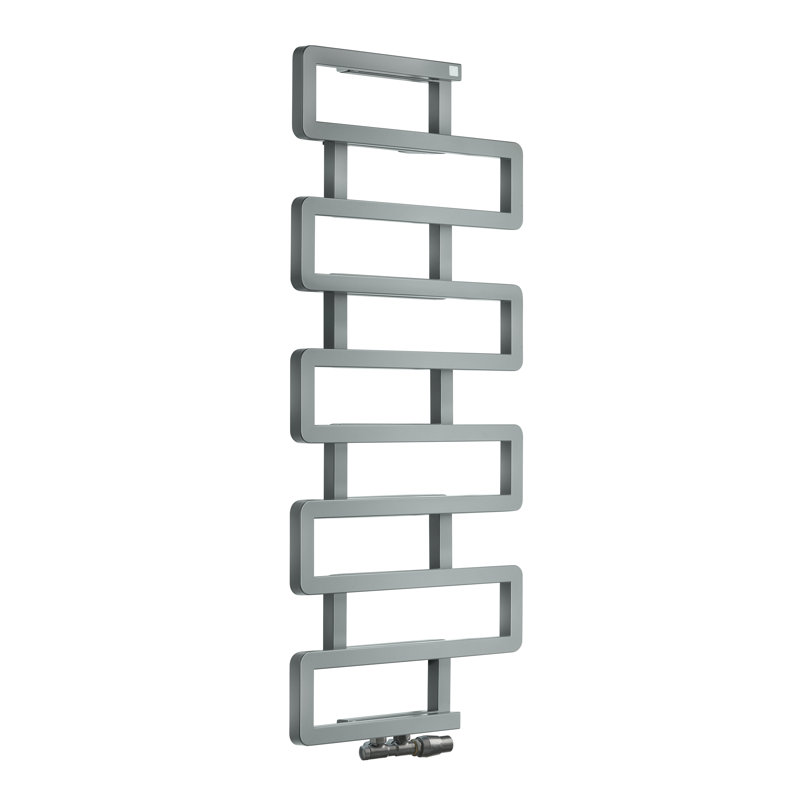 Heated Towel Rail, BOOKIE 1155/500, Grey