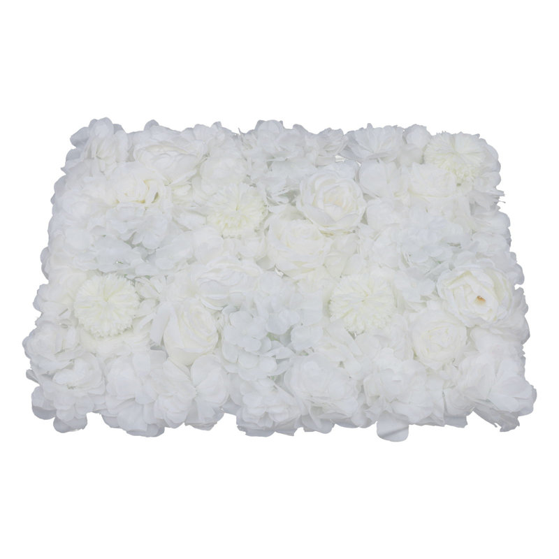 Fleur artificielle murale, Ivoire blanc
