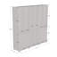 Armoire Alaska 85 "avec tablettes réglables, tringle-1062379887