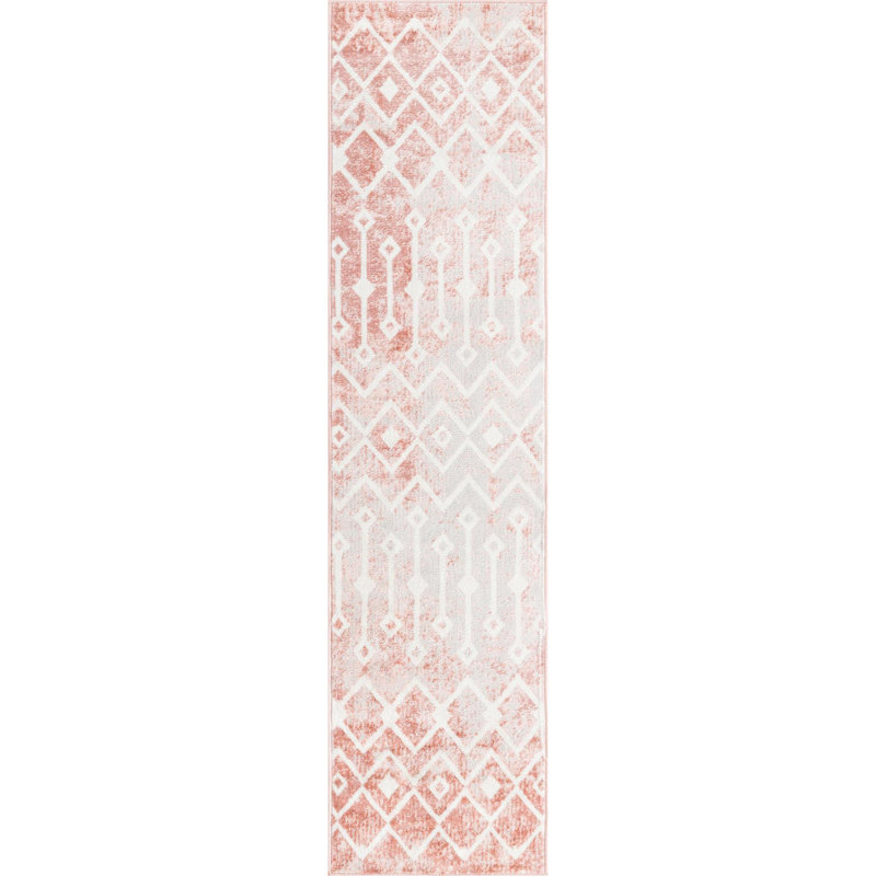 Geometric Indoor Rug, Runner 2' x 8'