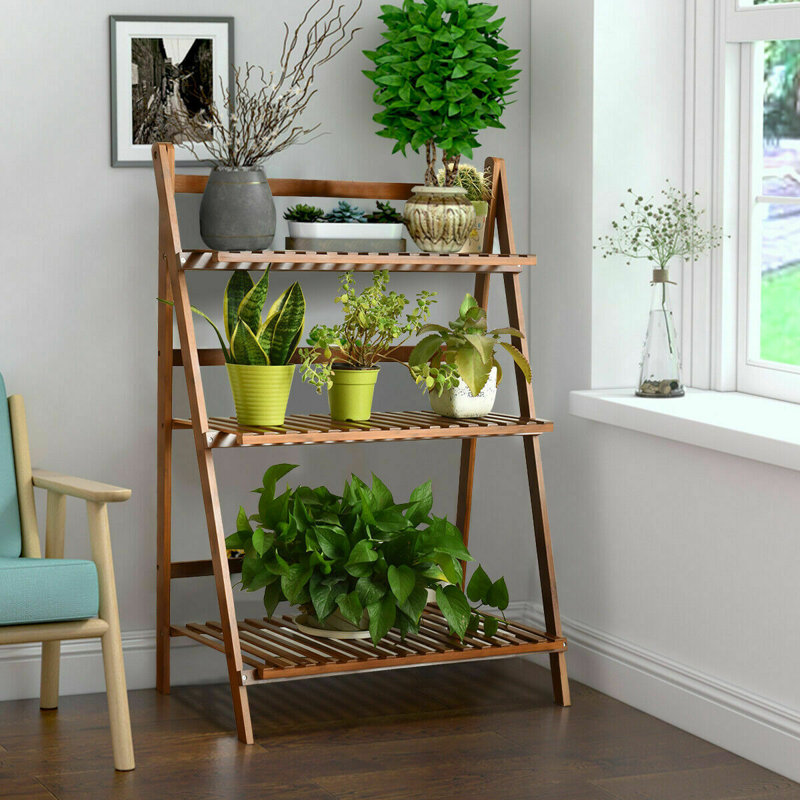 40.64 cm W Solid Wood Shelving Unit