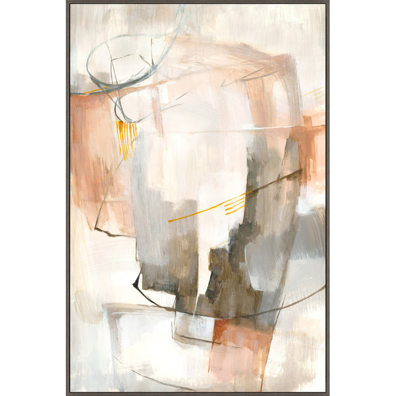 Coral Cosmos II Painting by Jacob Lincoln, 46.75" H x 31.75" W, Image Brush Gel
