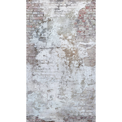 Orom II Collection Exposed Brick 62.5-inches wide x 9.18-feet high 3-panel Wall Mural