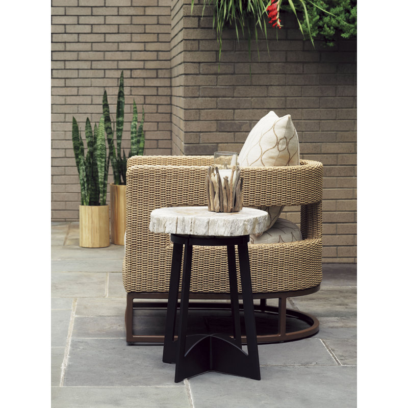 Table en bois pétrifié Alfresco Living