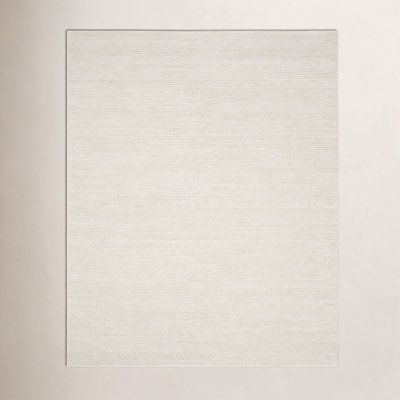 Elle Ivory Hand-Woven Wool Rug