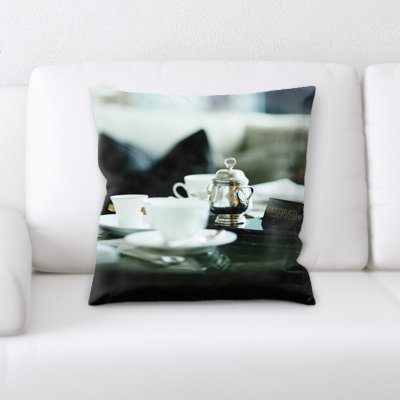 Vicksburg Restaurant & Cafe Life Style Square Pillow Cover & Insert