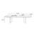 Nut-brown Solid Wood Rectangular Coffee Table-912393443