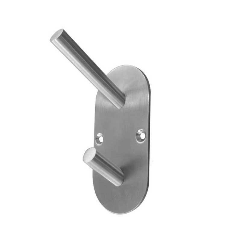 Manal Stainless Steel Wall Wall Hook, Satin Stainless Steel
