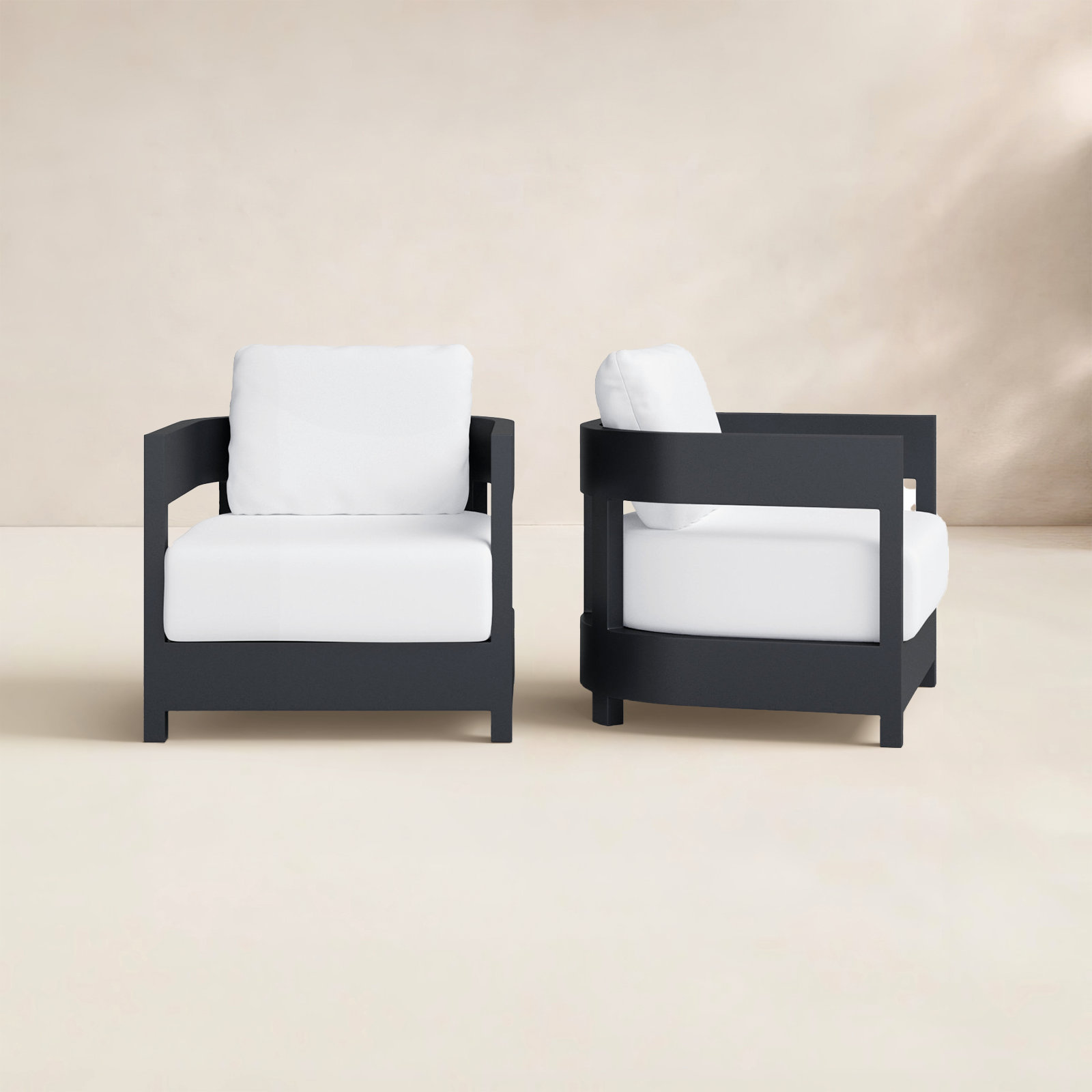 Everlee Sunbrella® Patio Lounge Chair, White Sunbrella®