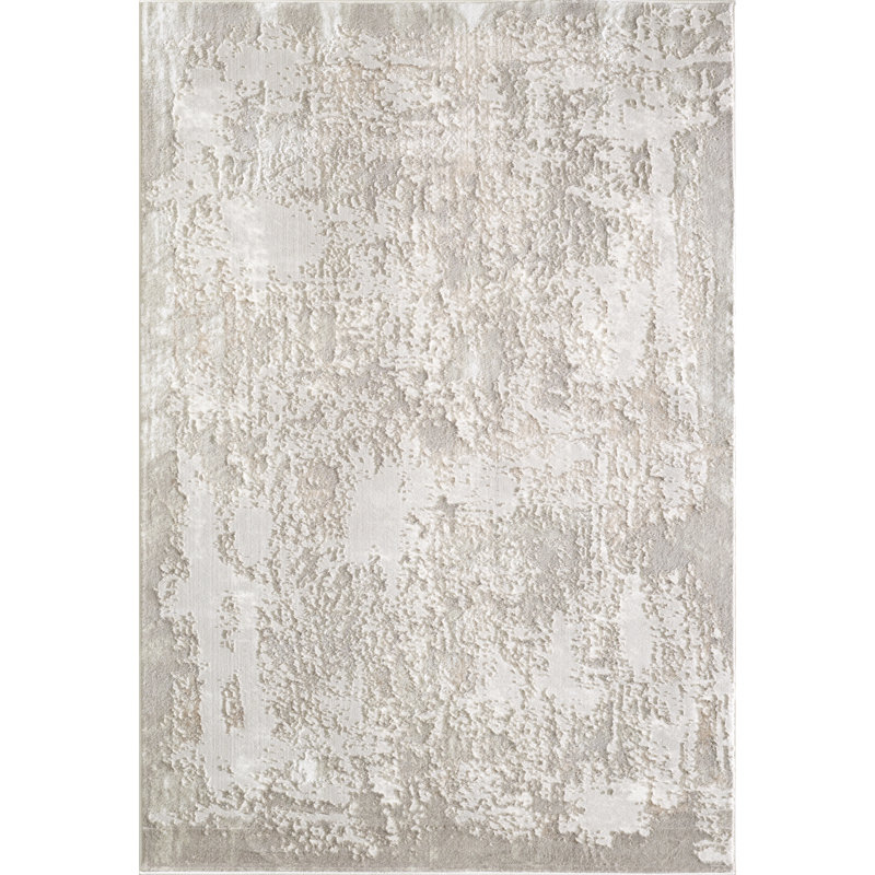 Galt Abstract Area Rug, Rectangle 60cm x 110cm