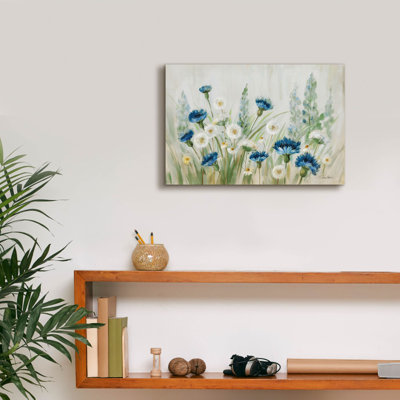 "Epic Graffiti" Fleurs des Champs "par Silvia Vassileva, art mural sur toile, 18 po x 12 po