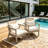 Outdoor Acacia Wood Patio Club Chair-129028104