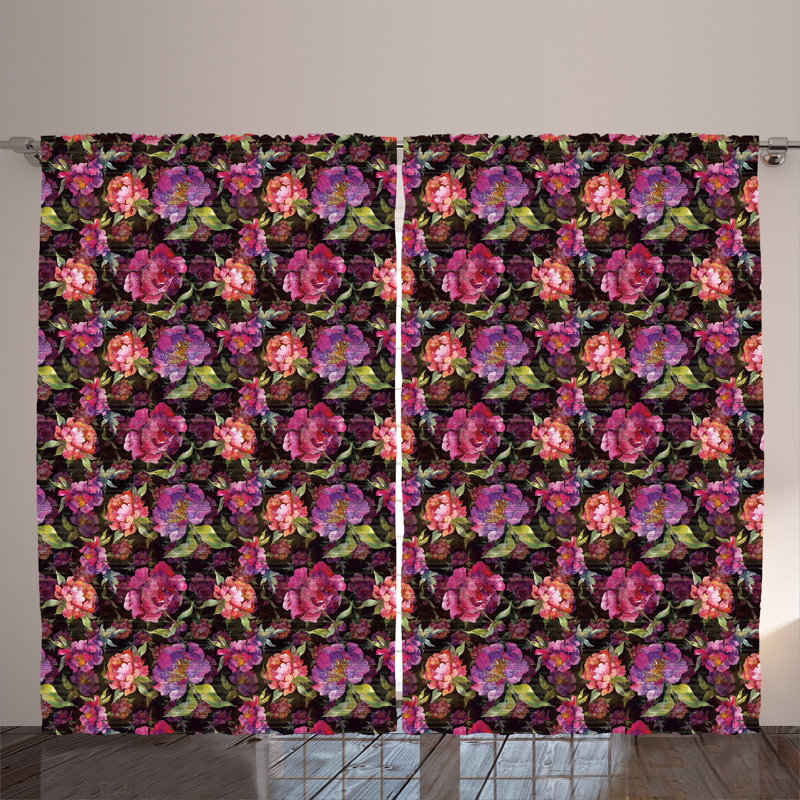 Semi Sheer Curtain Pair