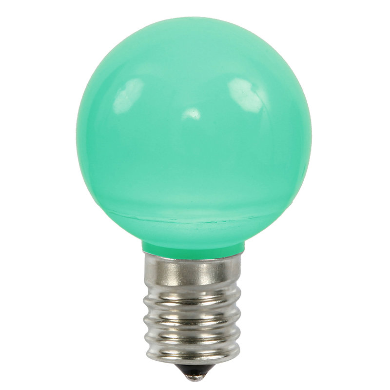 Vickerman G50 Green Ceramic LED Replacement Bulb, Package Of 25