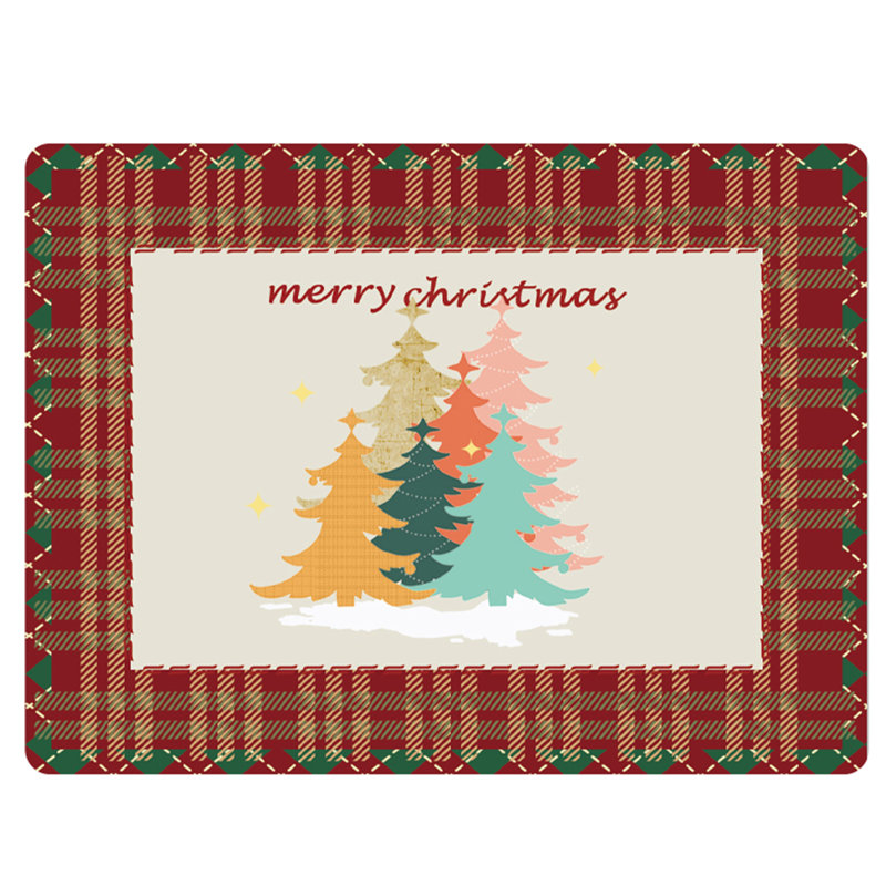 Christmas Dish Drying Mat, 23.6" H x 15.8" W x 1.4" D