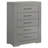 Ivon Tall Dresser Chest, 5 Drawers, Modern Glossy Solid Hardwood-108977090