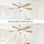 52 Inch Ceiling Fan with Light and 6-speed Remote Control 3 ABS Fan Blades for Bredoom Patio-1342717586-1348866272