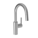 East Linear Single Handle Pull Down Bar Faucet