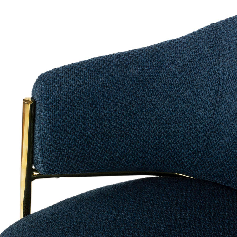 Maximus 47cm H Fabric Upholstered Armchair, Blue