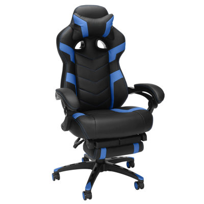 Fauteuil inclinable avec repose-pieds - Fauteuil de jeu vidéo de qualité supérieure pour les jeux prolongés