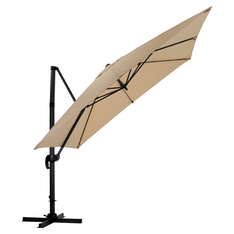 Aaron-Matthew 300cm Cantilever Parasol, Khaki