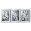 FLORAL Series CLxxxx - Impression encadrée sur mesure de qualité supérieure - 3 pièces-67075606-67075607