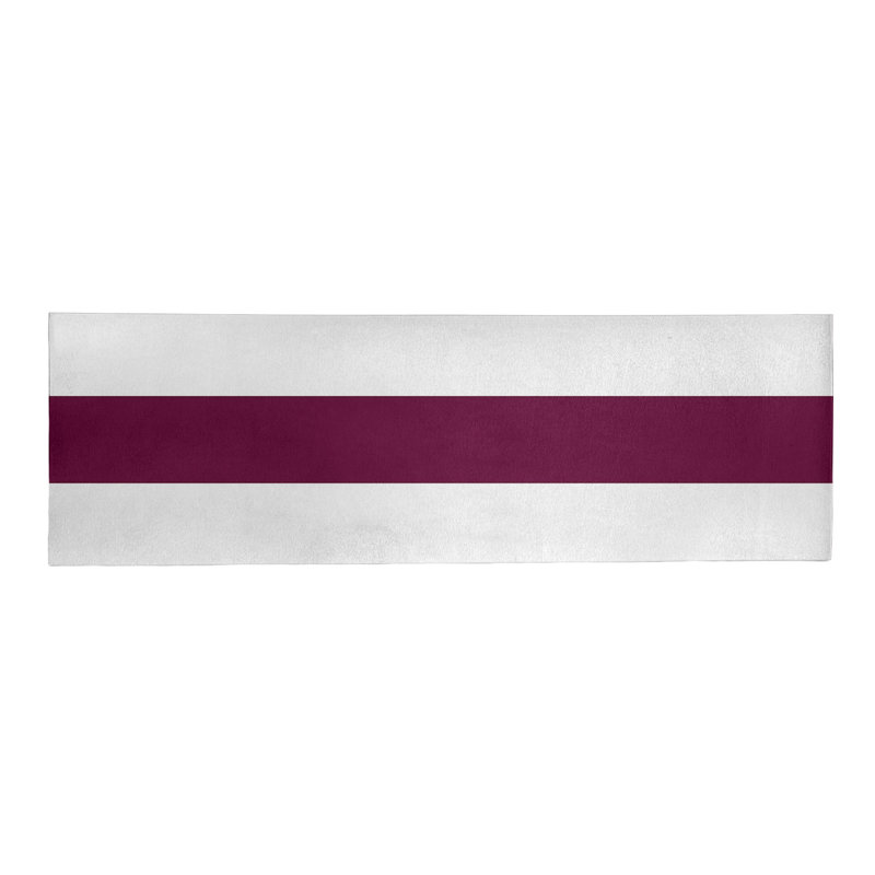 Tapis de zone rose foncé, Tapis de couloir 2 pi 6 po x 8 pi