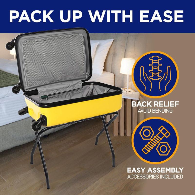 Folding Metal Luggage Rack