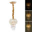 1 - Light Gold Chandelier Pendant