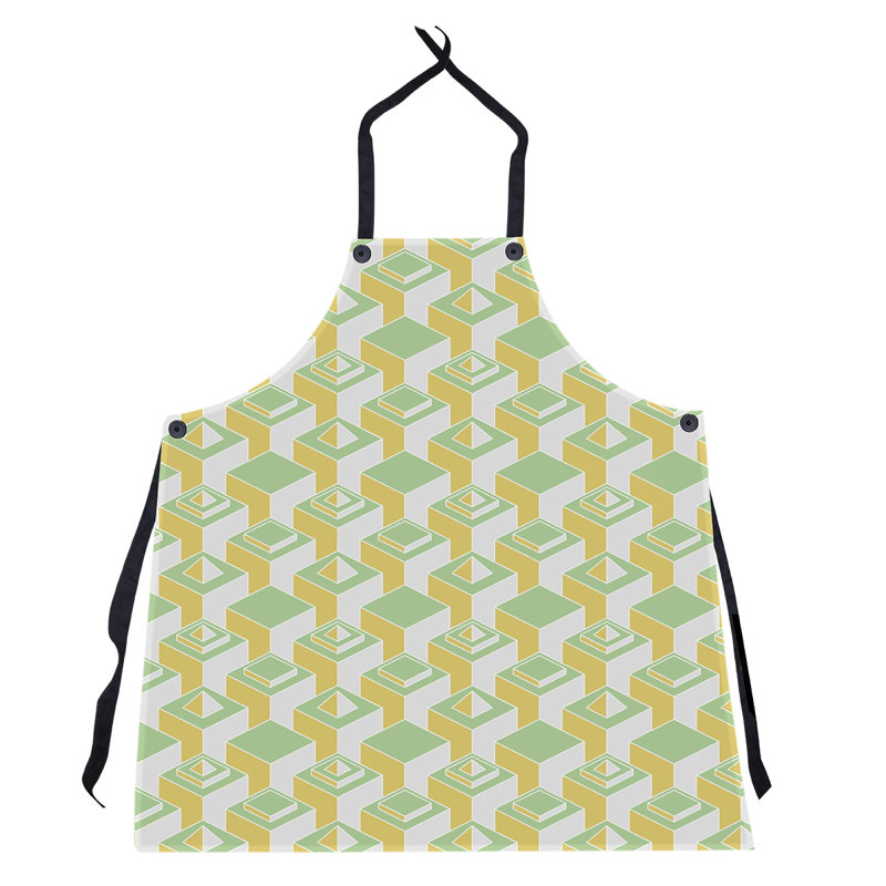 Jordao Bib Apron, Yellow/Green