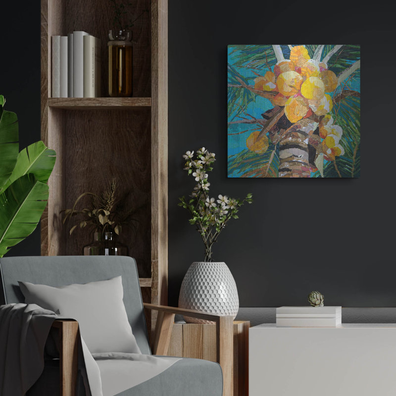 «Florida Sunshine» par St. Hilaire Elizabeth, art mural en métal, H 24 po x l 24 po