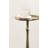 Carling Round Metal Drink Table with Ornate Candlestick Design-665167458