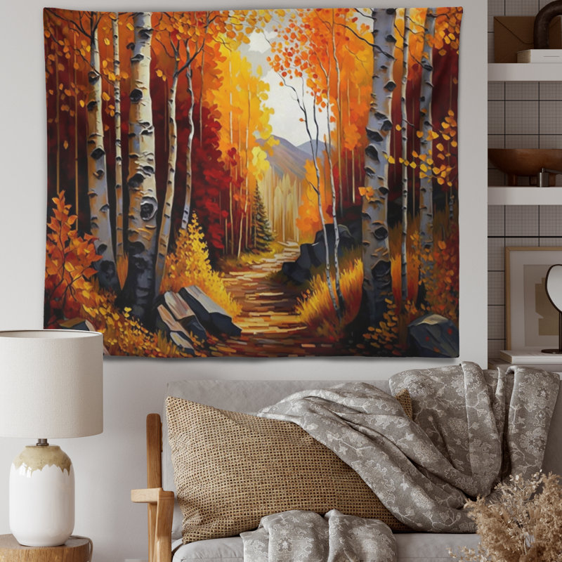 Tapisserie en polyester, H 32 po x l 39 po
