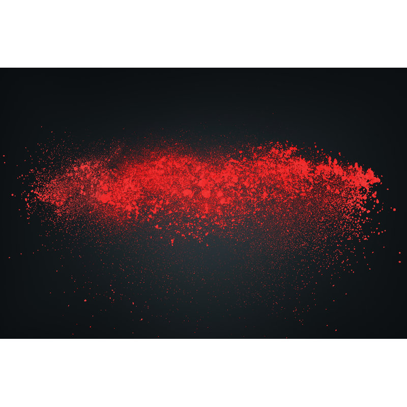 Abstract White Red Against Dark Background by Avesun - Wrapped Canvas Print, 30cm H x 46cm W x 3.8cm D
