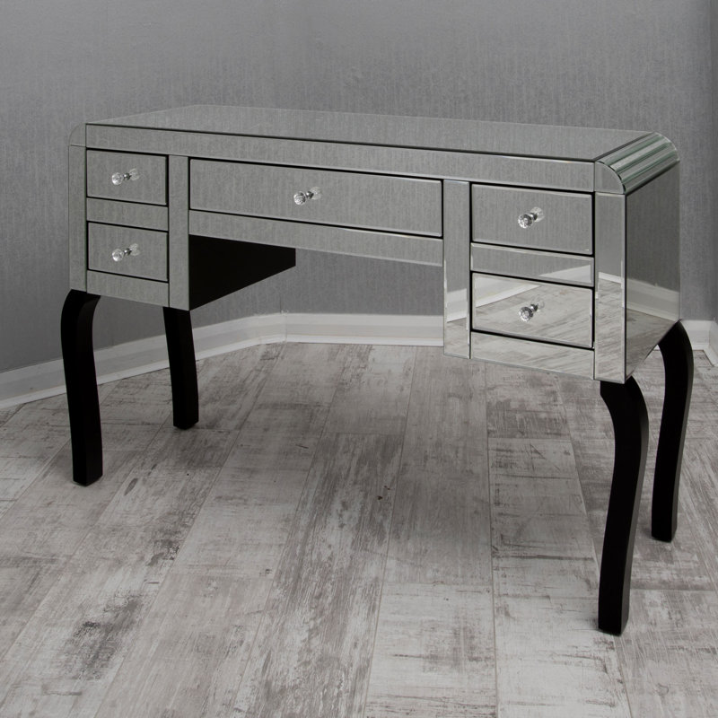 119cm Glass Console Table