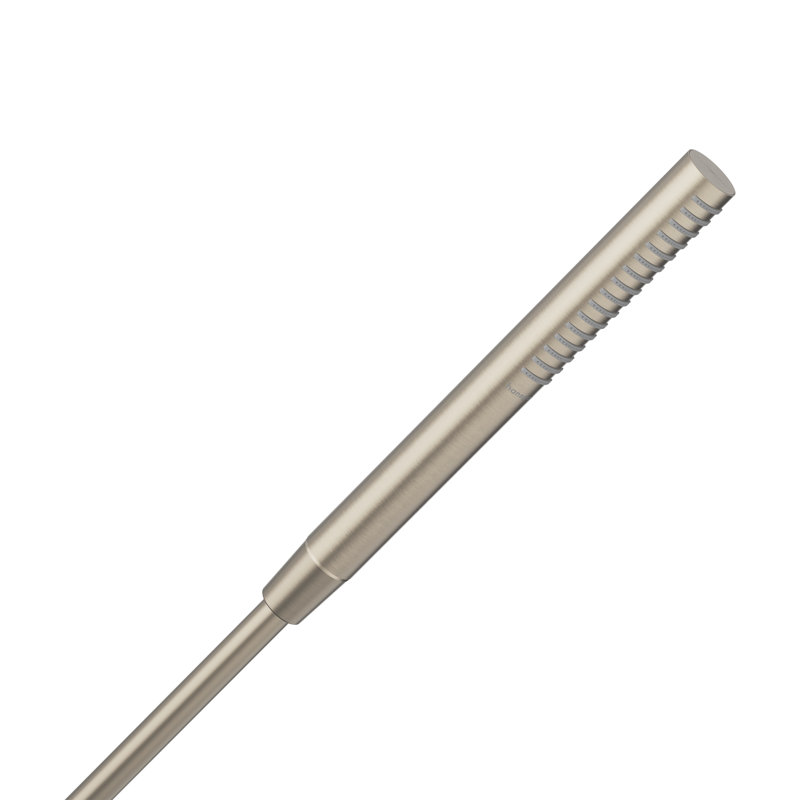 hansgrohe Pulsify S Baton Handshower 100 1-Jet, 1.75 GPM, Brushed Nickel, 1.75 GPM