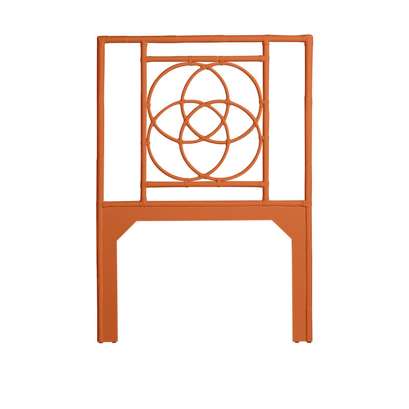 Emilia Open-Frame Headboard, Twin, Orange