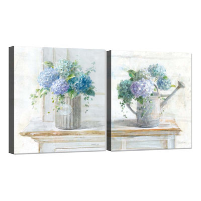 2 Piece Wrapped Canvas Wall Art