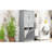 Bathroom Storage Cabinet Grey, Material & Painted, 2 Laundry , Adjustable Shelf, Tipping, Doors And Drawer In Board Painted Finish, For Home-1129730417