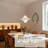 Modern Milky White Glass Pendant Light With Adjustable Cord, E26 Bulb